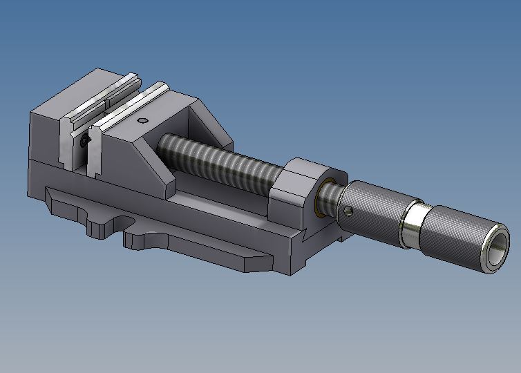 虎钳台钳卡钳-bench-vise-3 9 STL