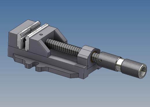 虎钳台钳卡钳-bench-vise-3 9 STL缩略图