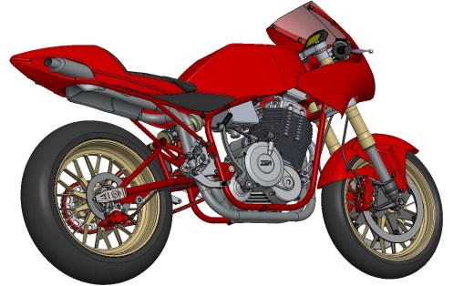 Big Single Motorcycle摩托车