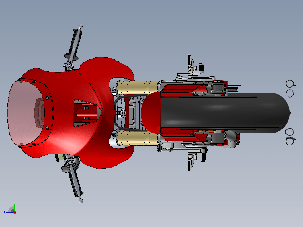 Big Single Motorcycle摩托车