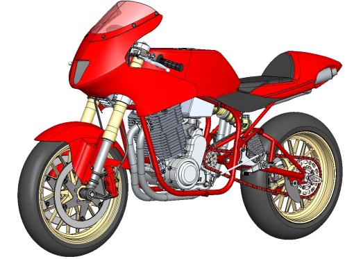 Big Single Motorcycle摩托车缩略图