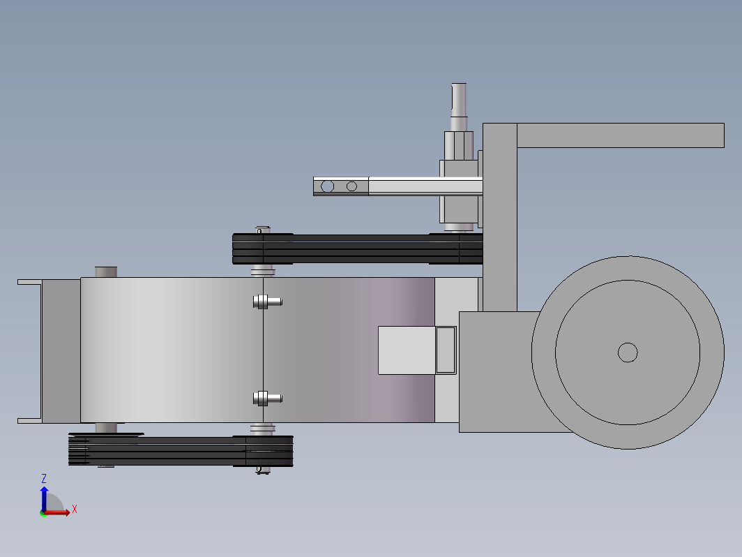 小型可移动式树枝粉碎机的设计+CAD+说明书