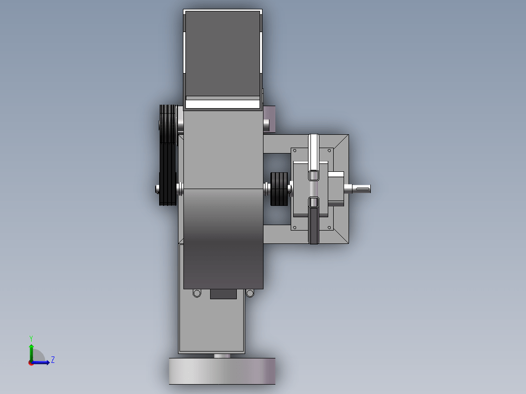 小型可移动式树枝粉碎机的设计+CAD+说明书