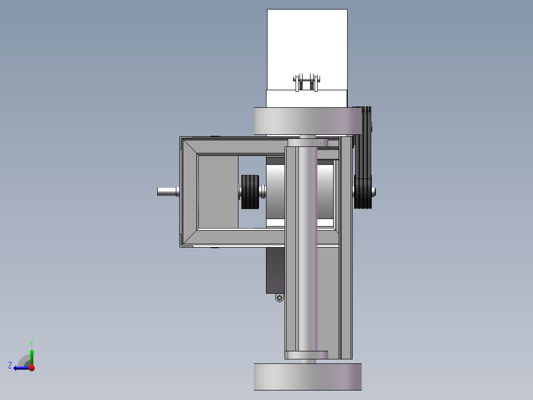 小型可移动式树枝粉碎机的设计+CAD+说明书