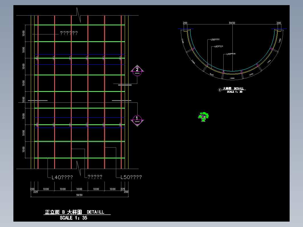 幕墙，干挂石材，龙骨cad节点详图大全（比较全面）