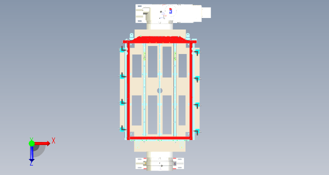 奥迪PPE铝型材框架气动夹具