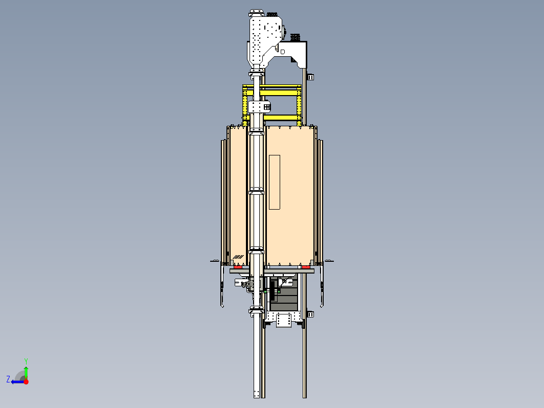 轿厢电梯结构