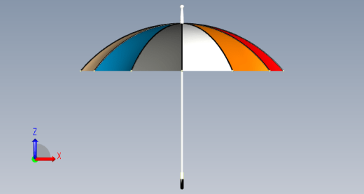 七彩雨伞缩略图