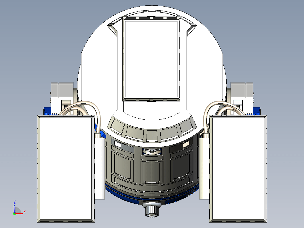 R2-D2星球大战机器人造型