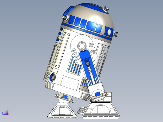 R2-D2星球大战机器人造型缩略图