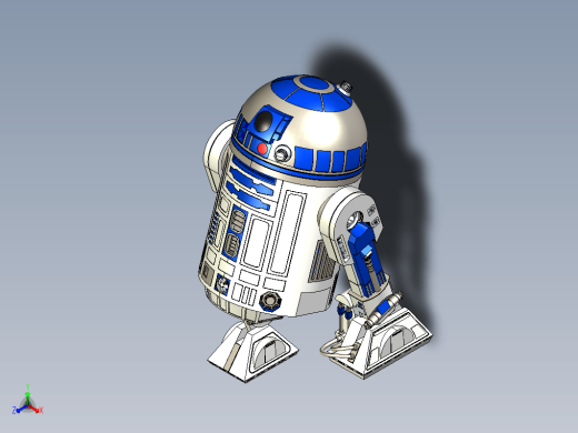 R2-D2星球大战机器人造型缩略图