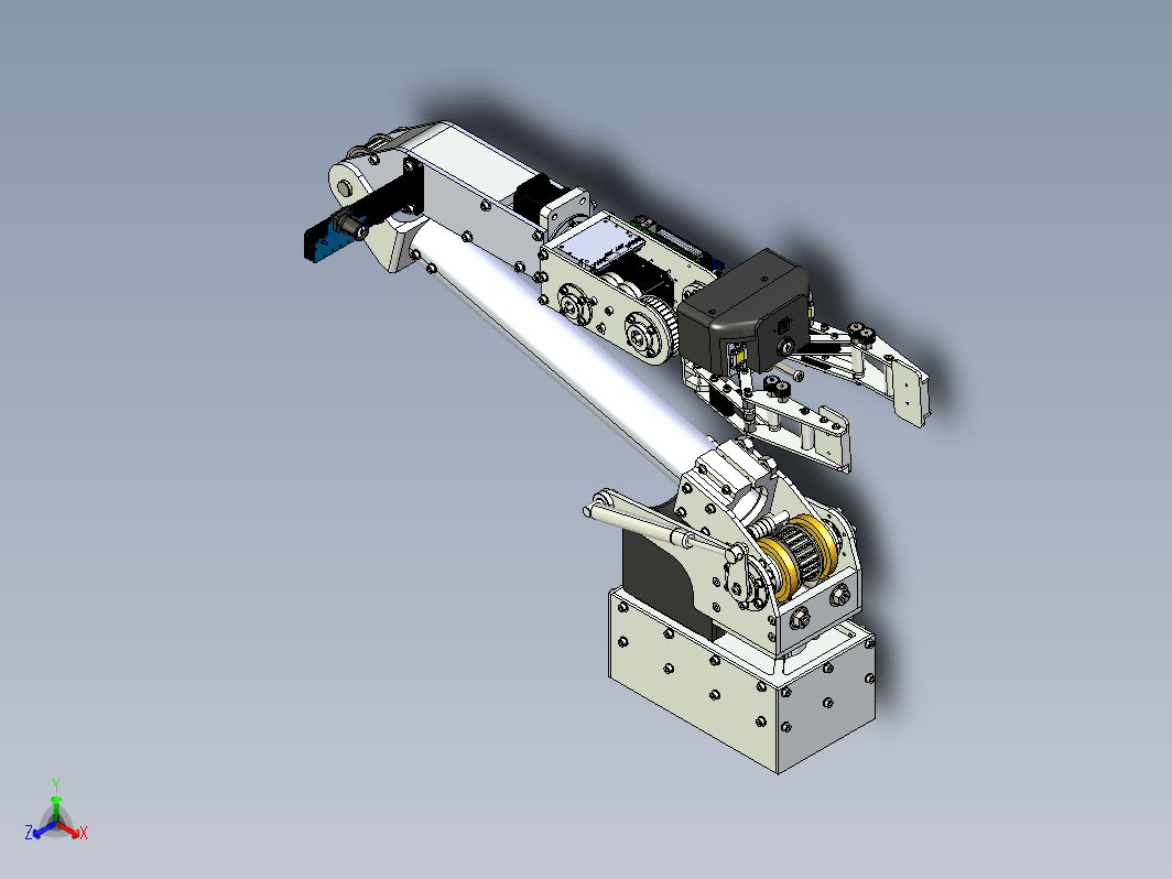 6 DOF UGV Robot六自由度机械手结构