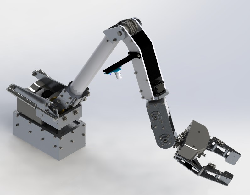 6 DOF UGV Robot六自由度机械手结构