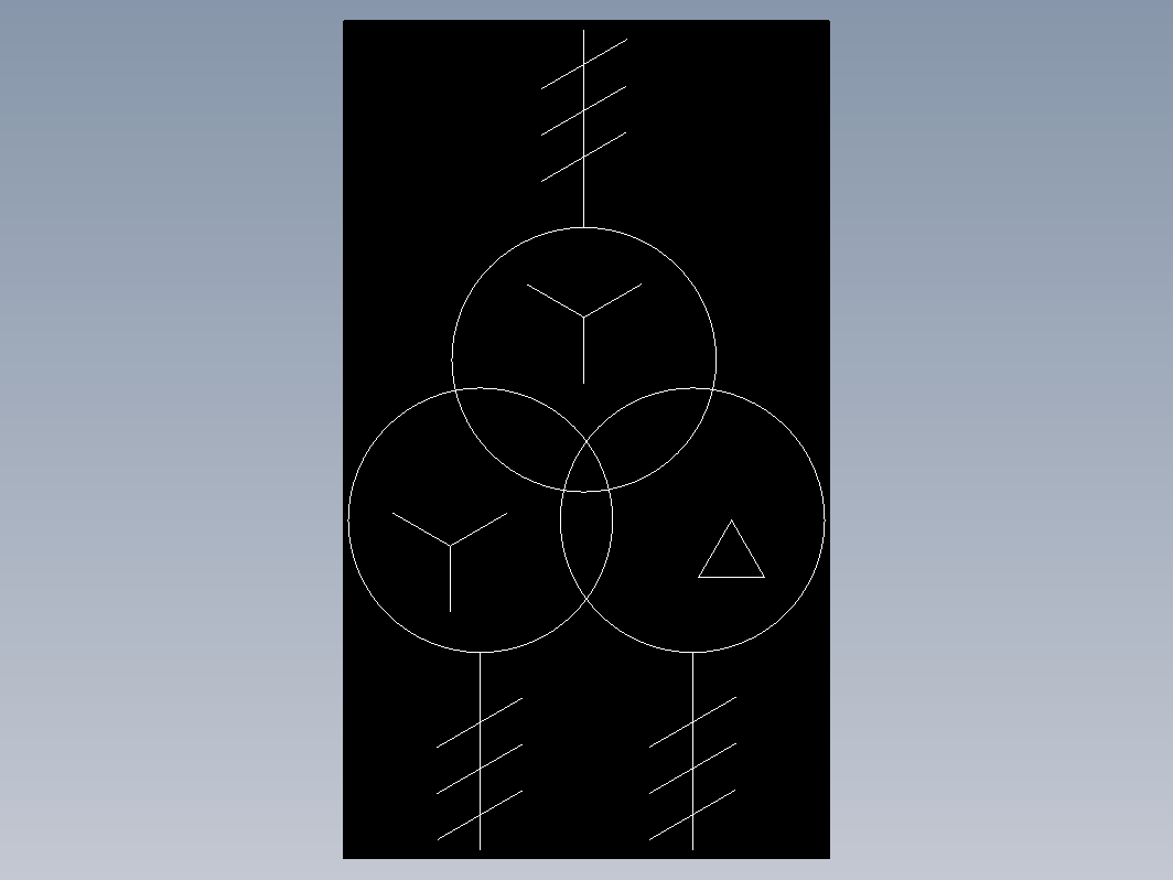 电气符号  星形、星形、三角形连接