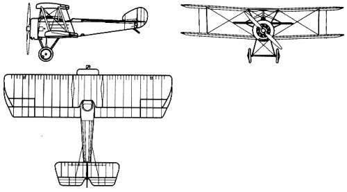 Sopwith Pup单座双翼战斗机简易模型缩略图