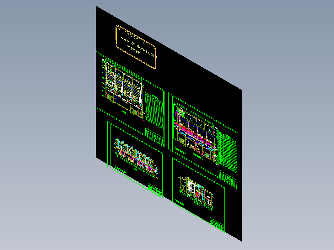 污水处理厂BAF工艺安装cad图纸给排水dwg图