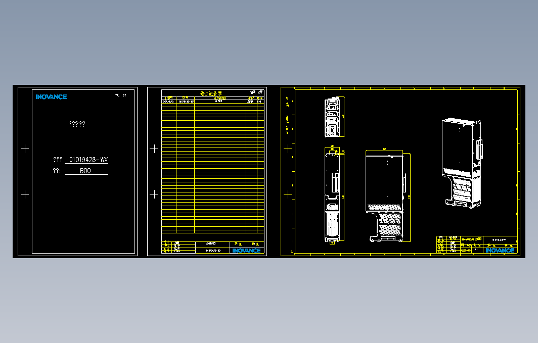 高性能多机传动驱动器_B00(MD810-50M4T355G200H+整机外形图)