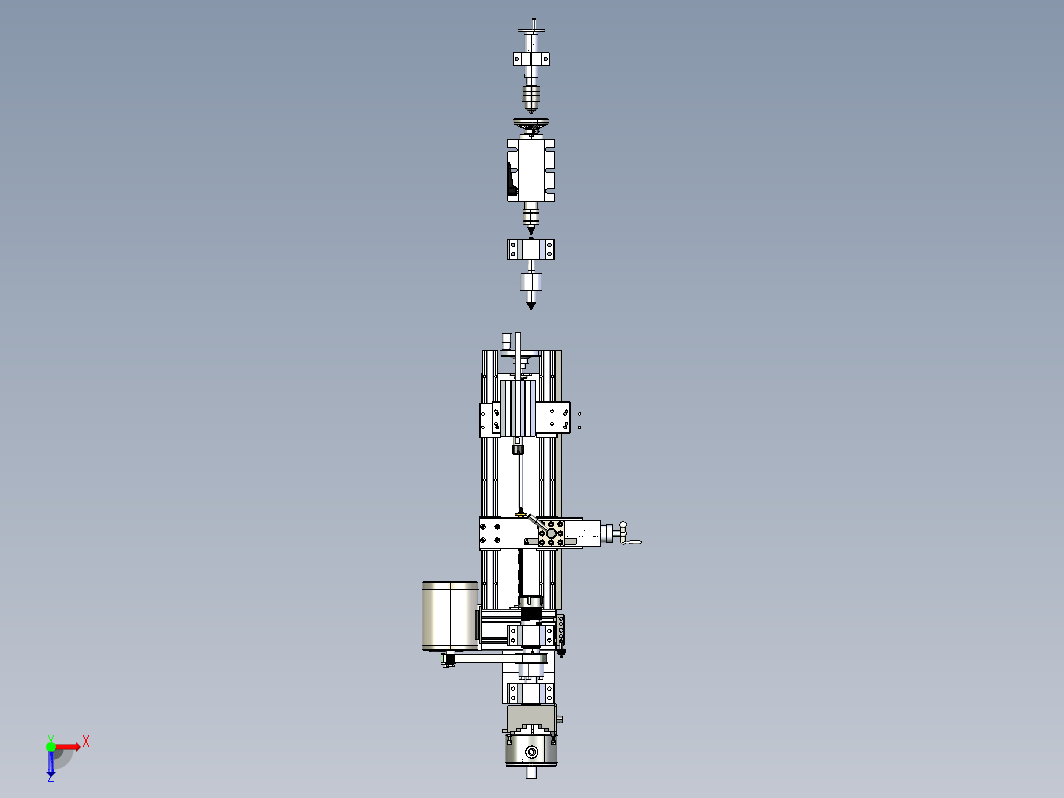 小型车床结构