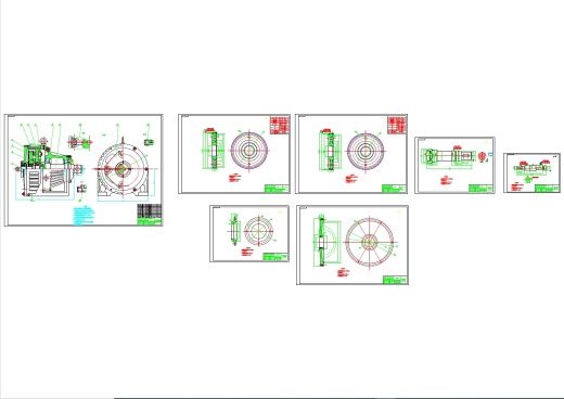 一齿差行星齿轮减速器实体建模与装配设计+CAD+说明书缩略图
