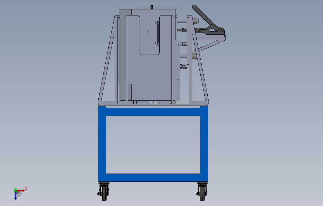 送料箱外壳组合焊接夹具