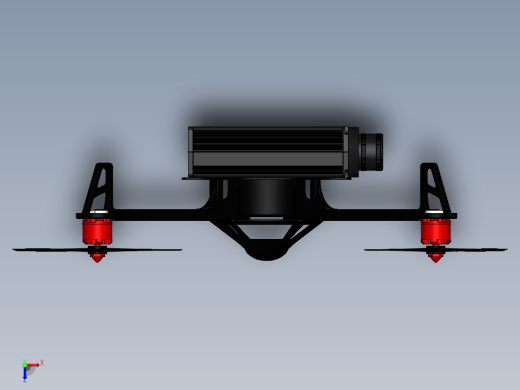drone-21简易四轴无人机框架结构缩略图