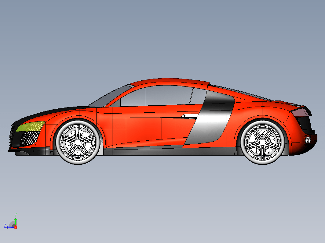 R8模型外壳3D图纸