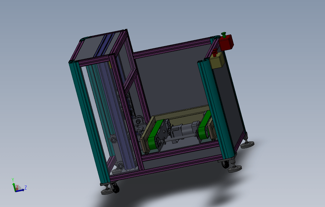 升降机3D模型图纸