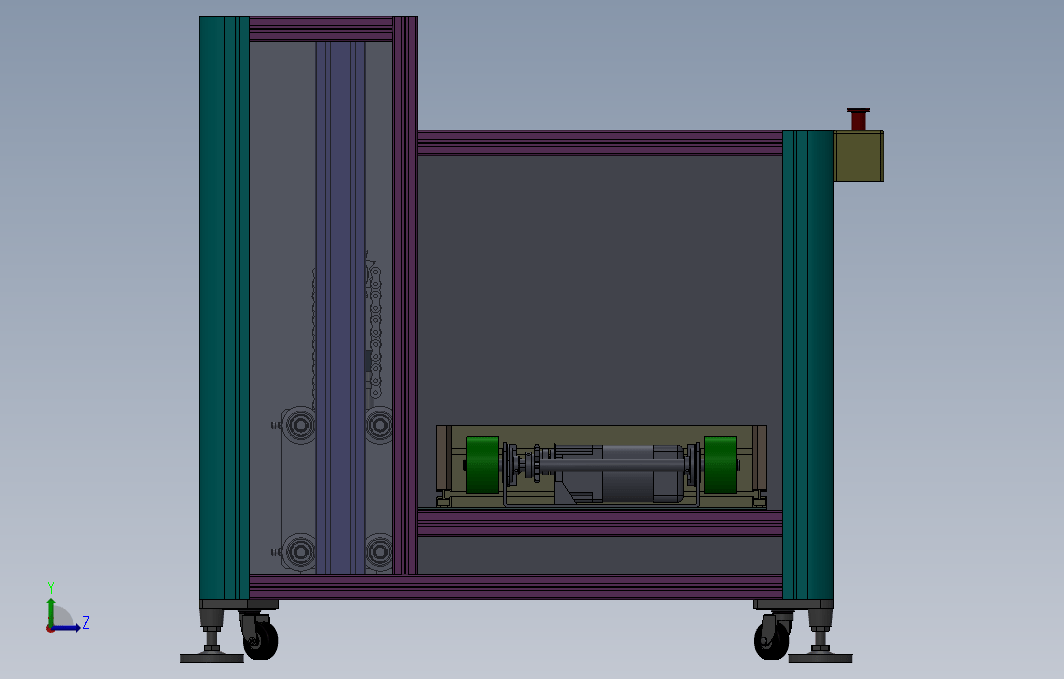 升降机3D模型图纸