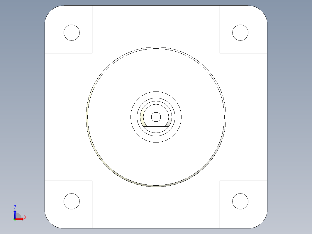 步进电机3D图35J1826-405-01