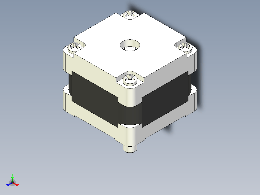 步进电机3D图35J1826-405-01