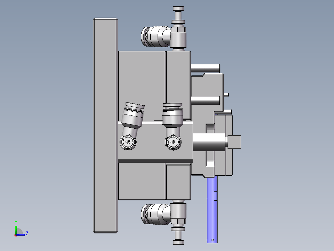 A99 FRONT 焊接STIFFENER治具-P2-内吹气