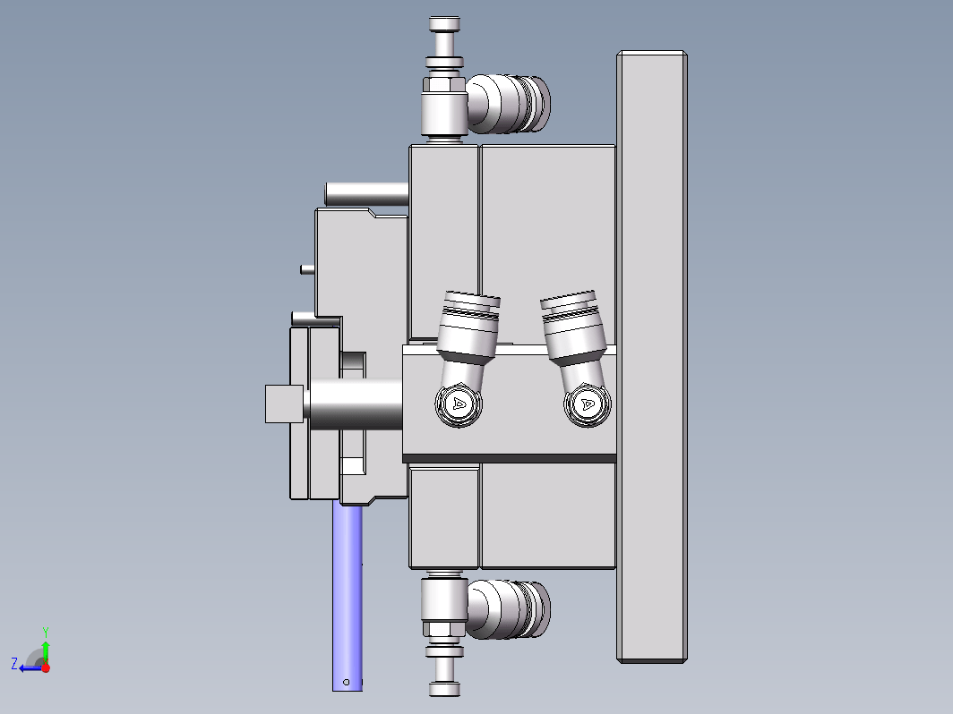 A99 FRONT 焊接STIFFENER治具-P2-内吹气