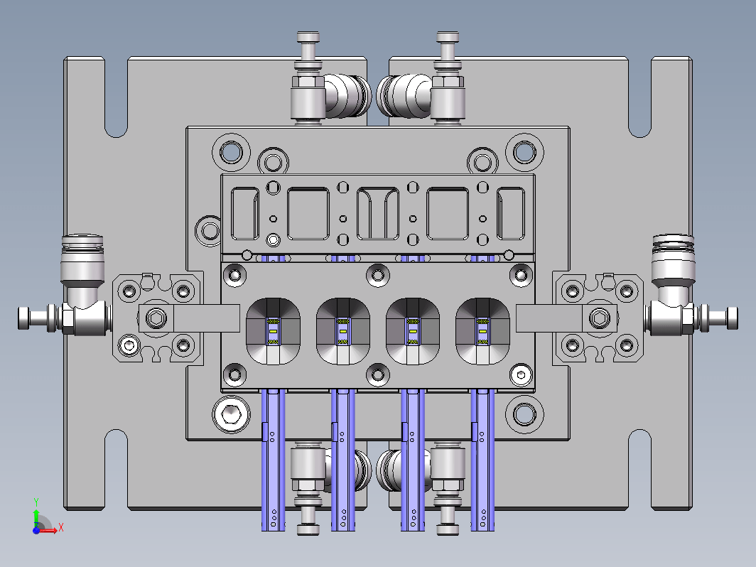 A99 FRONT 焊接STIFFENER治具-P2-内吹气