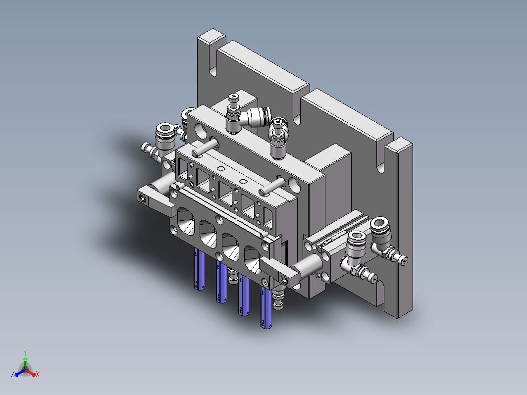 A99 FRONT 焊接STIFFENER治具-P2-内吹气