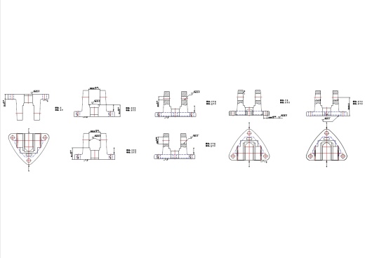 操纵杆支架-夹具（钻20孔）三维+CAD+说明书缩略图