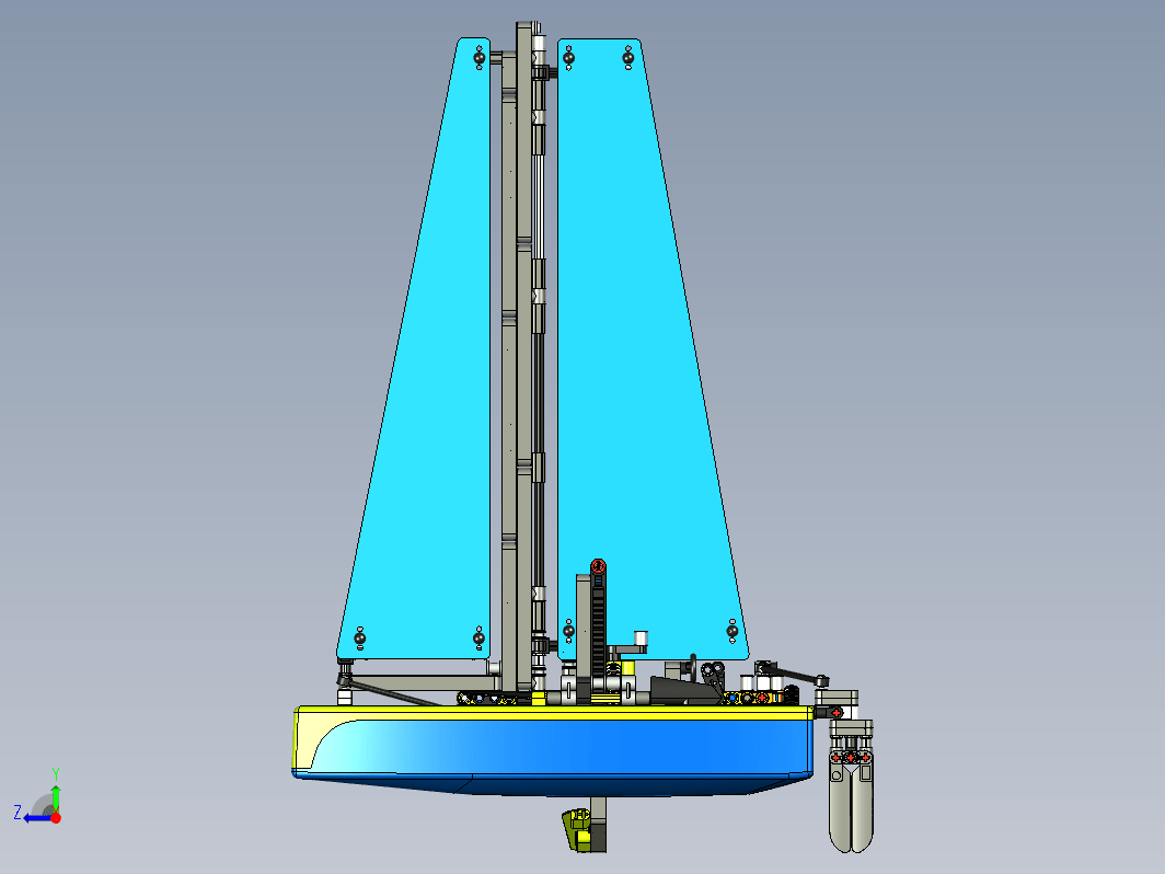 漂浮双体船(42105)