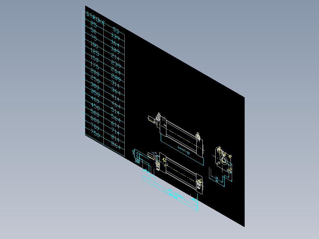 气缸 MB80