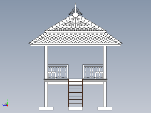 阁楼房屋亭子缩略图