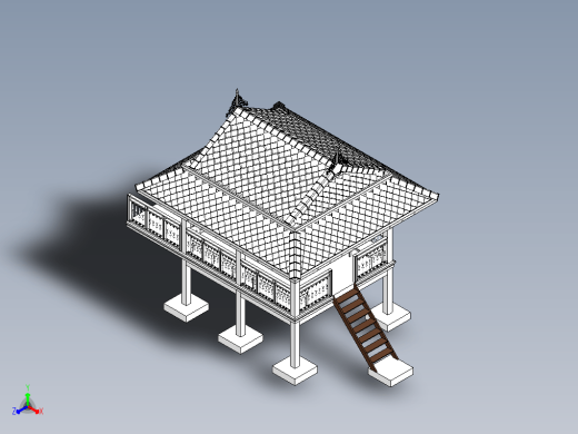 阁楼房屋亭子缩略图