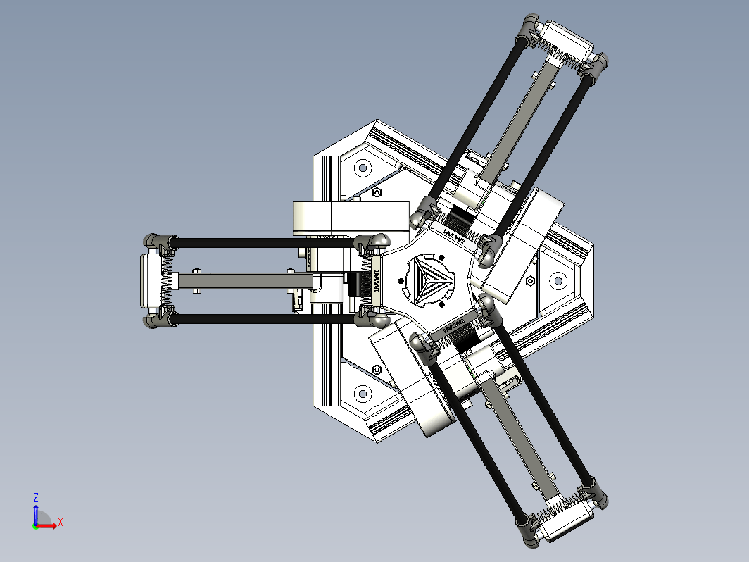 三角机械臂结构 Delta X1