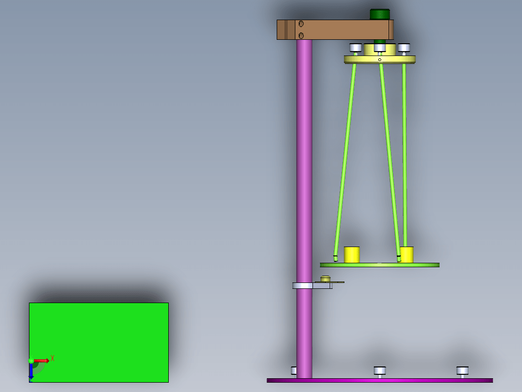 转动惯量检测仪设计【含SOLIDWORKS】三维SW2012带参+CAD+说明书