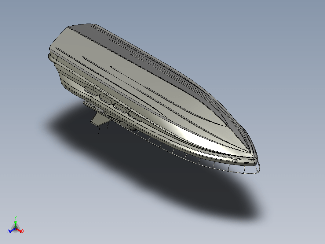 快艇3D设计图