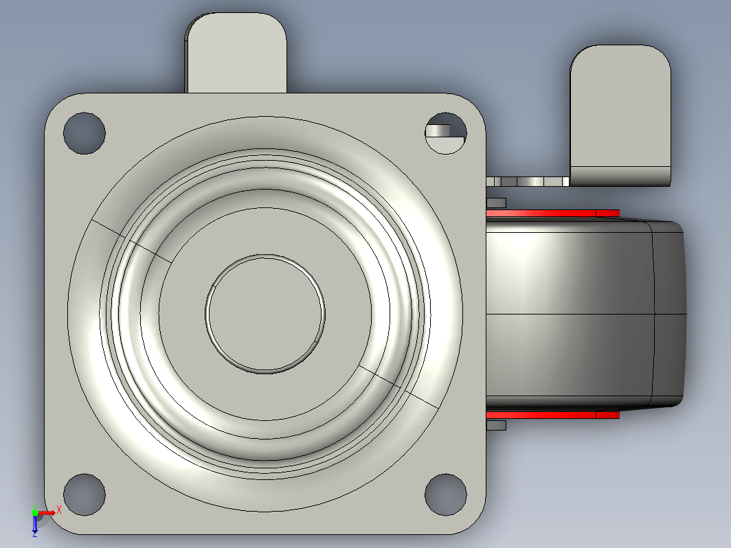 φ130-脚轮