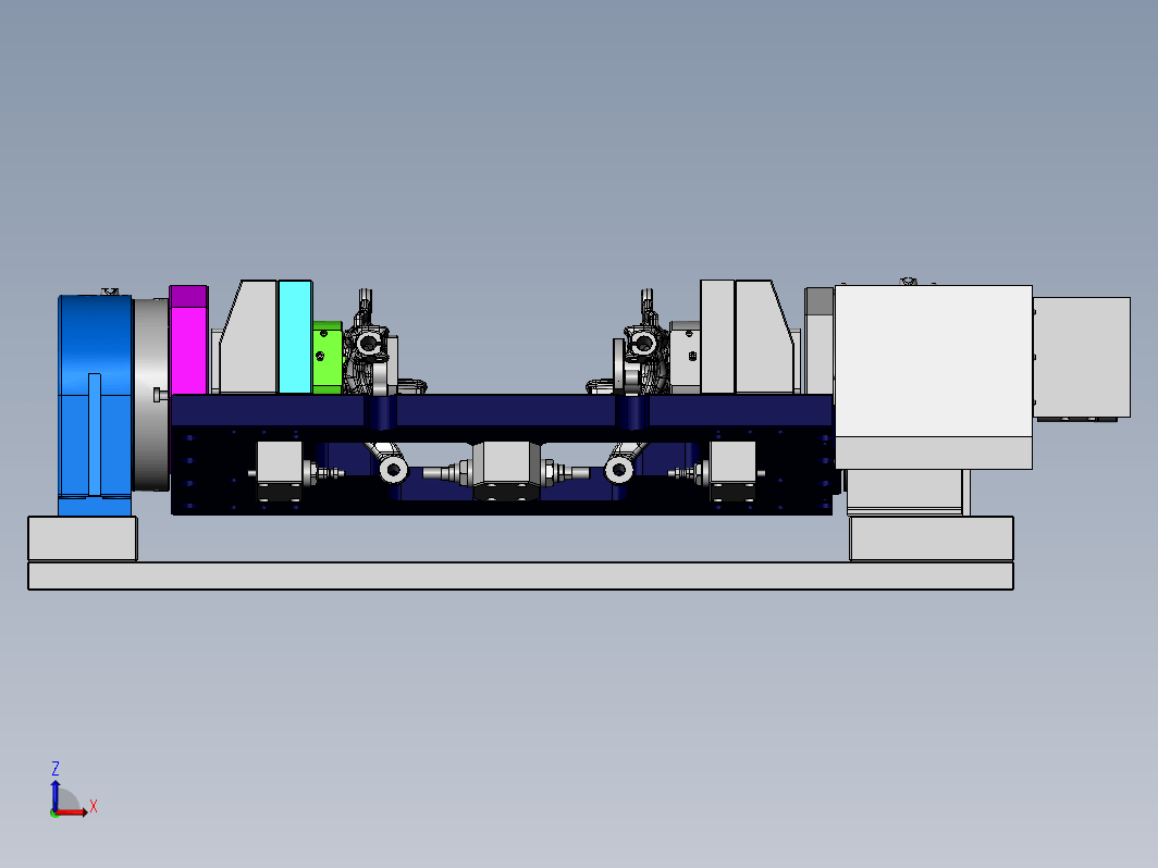 汽车转向节四轴加工夹具