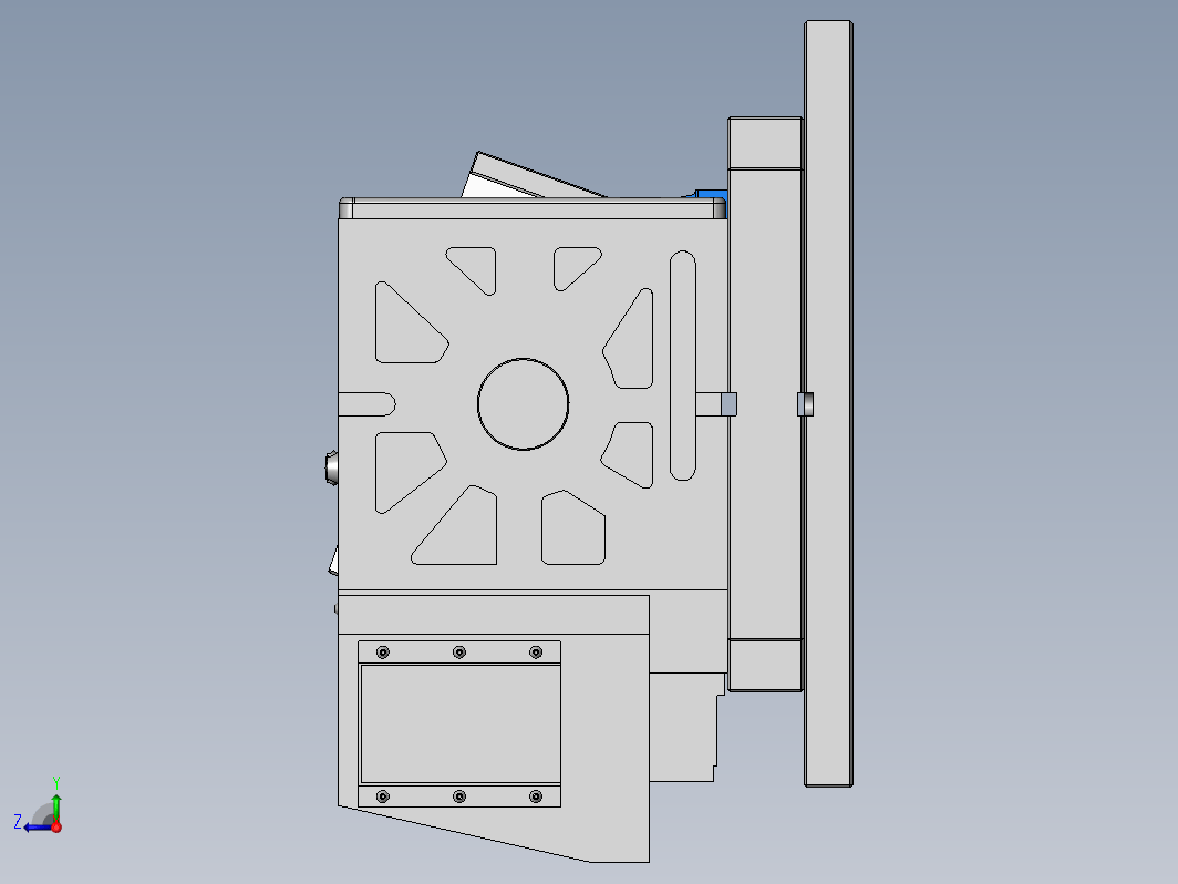 汽车转向节四轴加工夹具