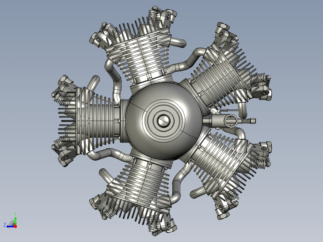 莫顿Morton M5星型发动机