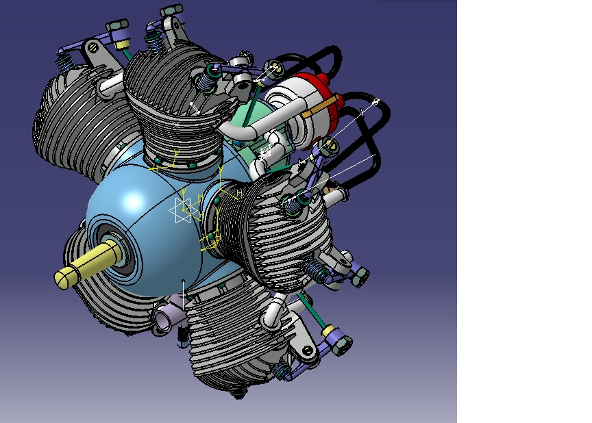 莫顿Morton M5星型发动机