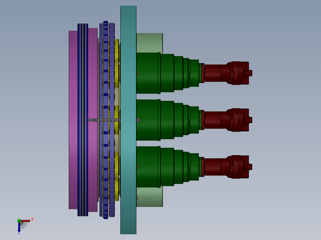 泥浆式地下管廊盾构机刀盘与刀盘驱动方案设计+CAD+说明书