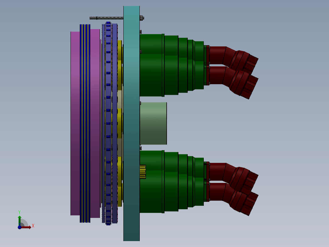 泥浆式地下管廊盾构机刀盘与刀盘驱动方案设计+CAD+说明书