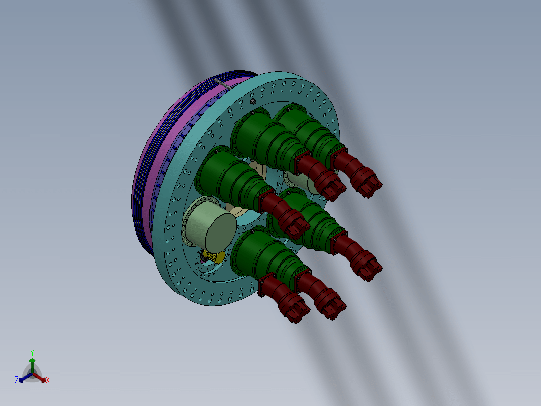 泥浆式地下管廊盾构机刀盘与刀盘驱动方案设计+CAD+说明书